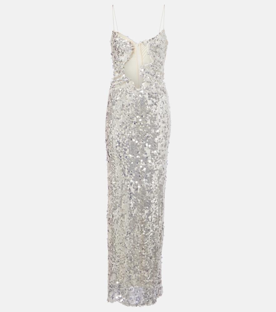 christopher esber salacia embellished gown