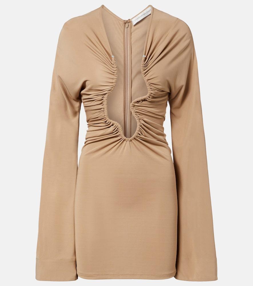 christopher esber salacia ruched minidress