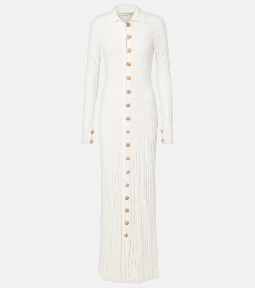 christopher esber sundial shell cotton-blend maxi dress