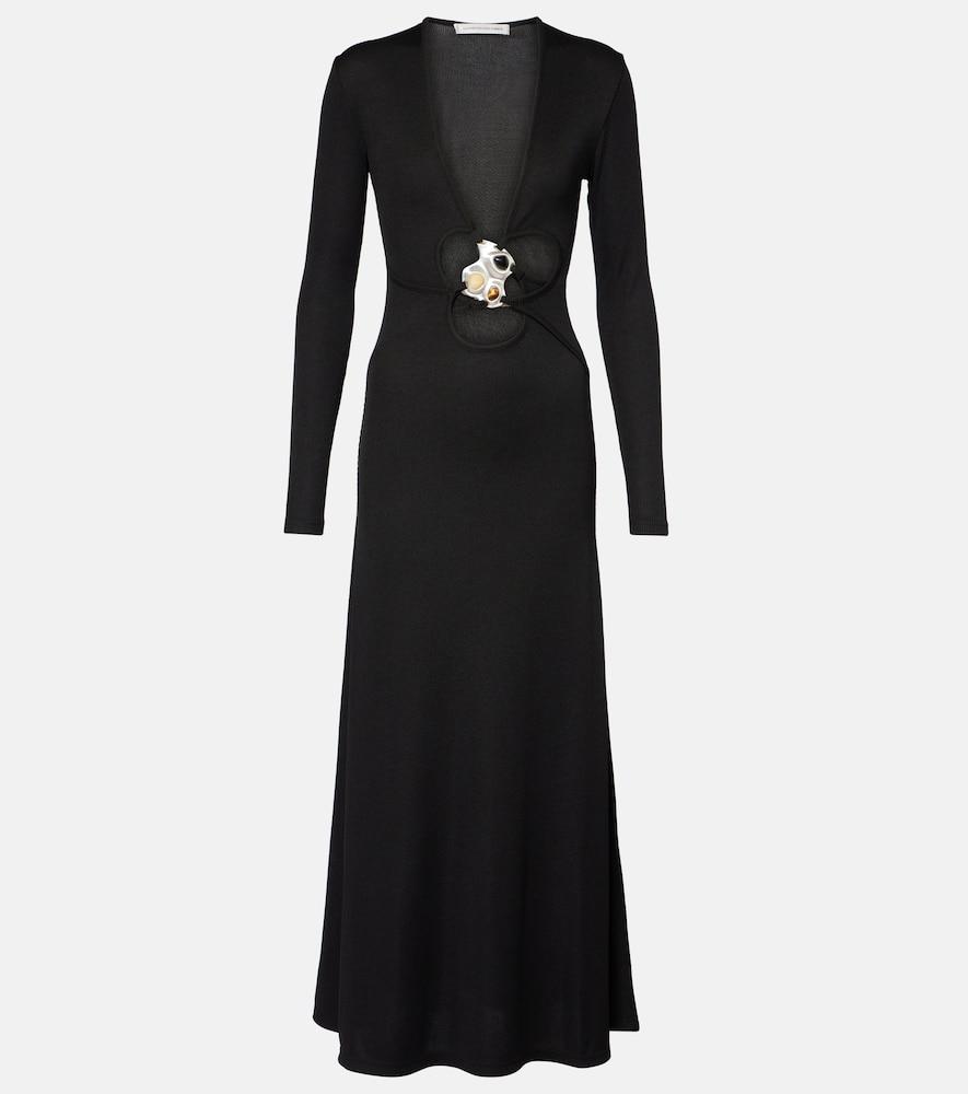 christopher esber trio stone maxi dress