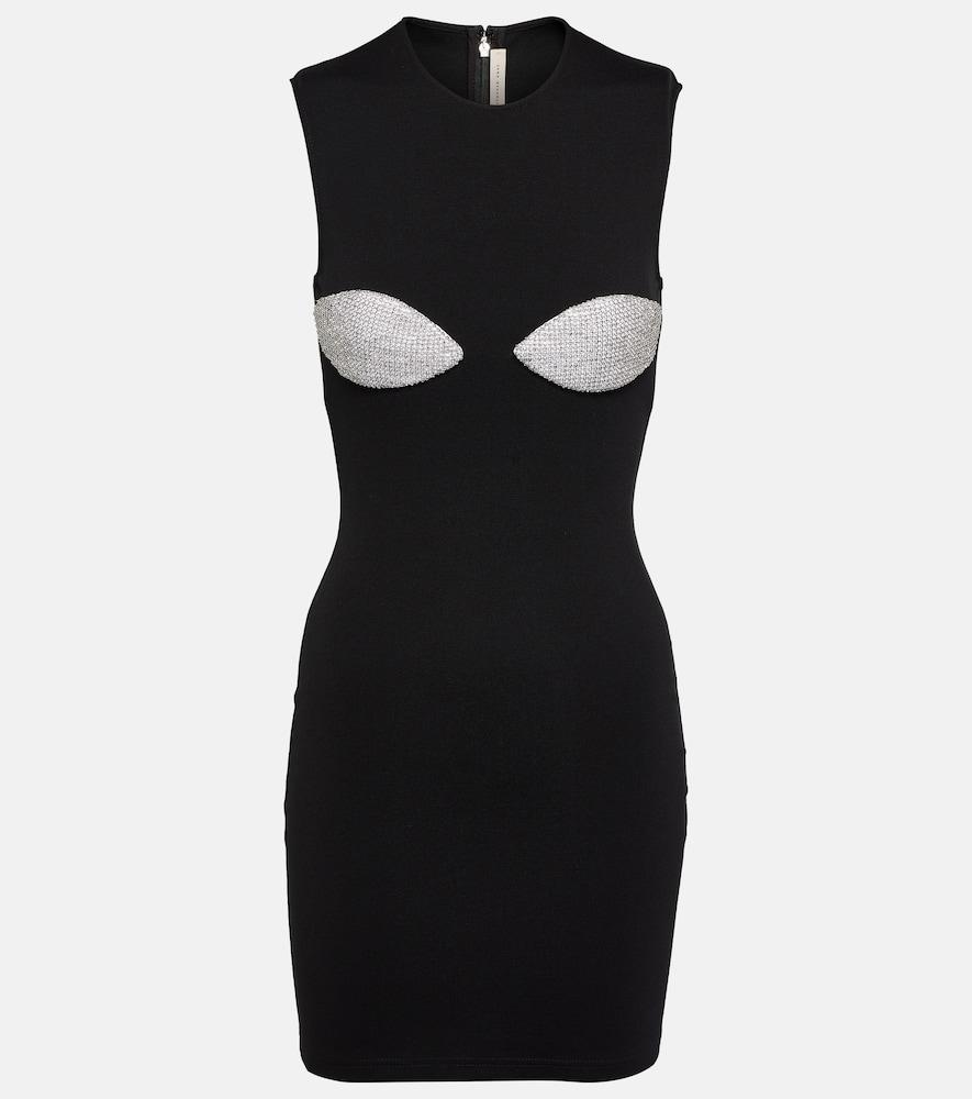 christopher kane crystal-embellished bodycon minidress