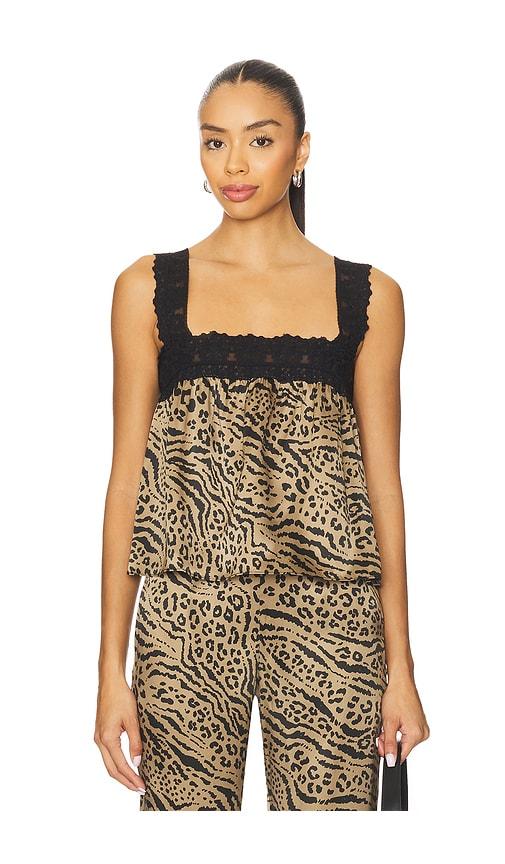 ciao lucia leah top in brown. - size l (also in xs)
