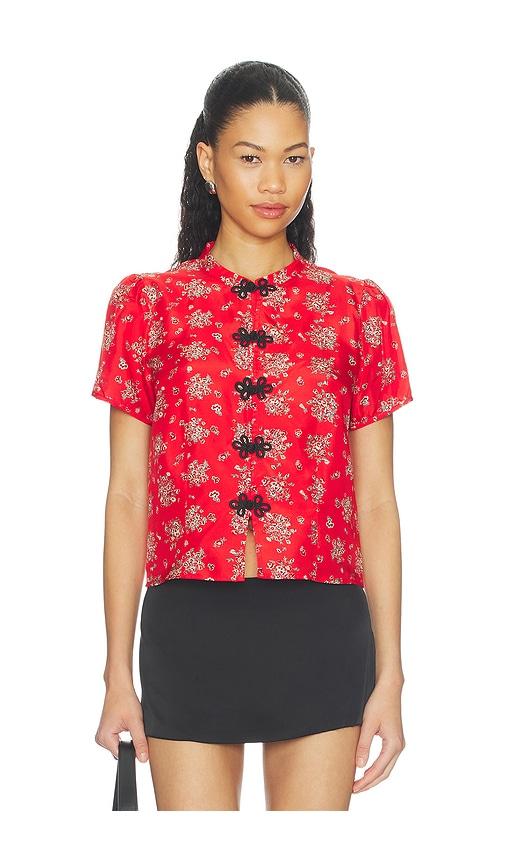 ciao lucia louisa top in red. - size l (also in xl)