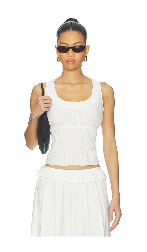 ciao lucia louisa top in white. - size l (also in xs)