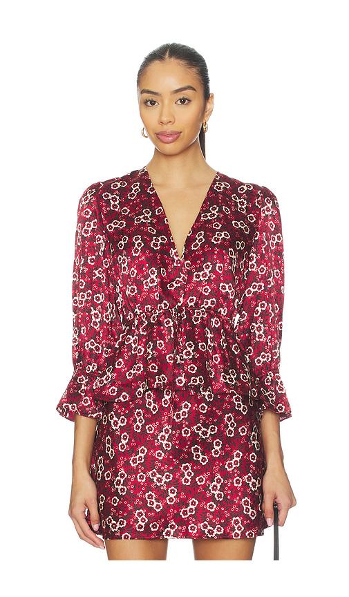 ciao lucia renata top in red. - size l (also in xxs, xs, s)