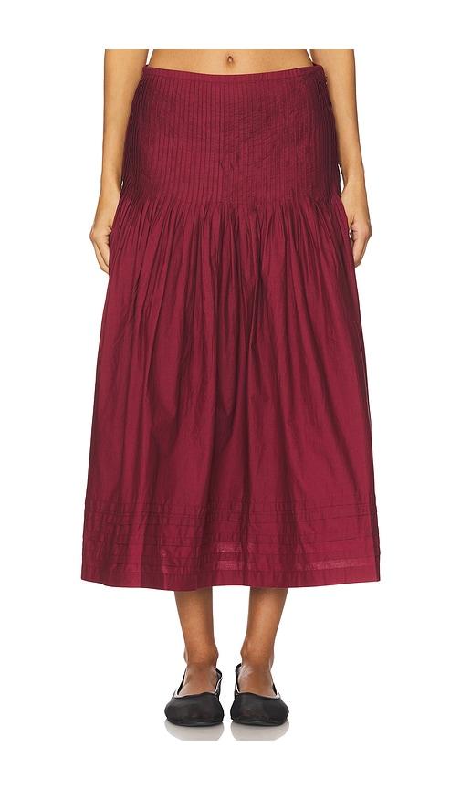 ciao lucia rosa skirt in burgundy. - size 10 (also in 6, 8, 12)