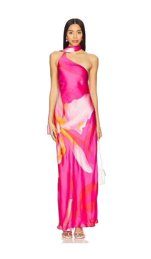 cin cin hera maxi dress in pink. - size l (also in m)