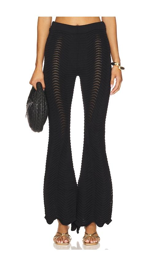 cin cin ursula knit pant in black. - size m (also in s)