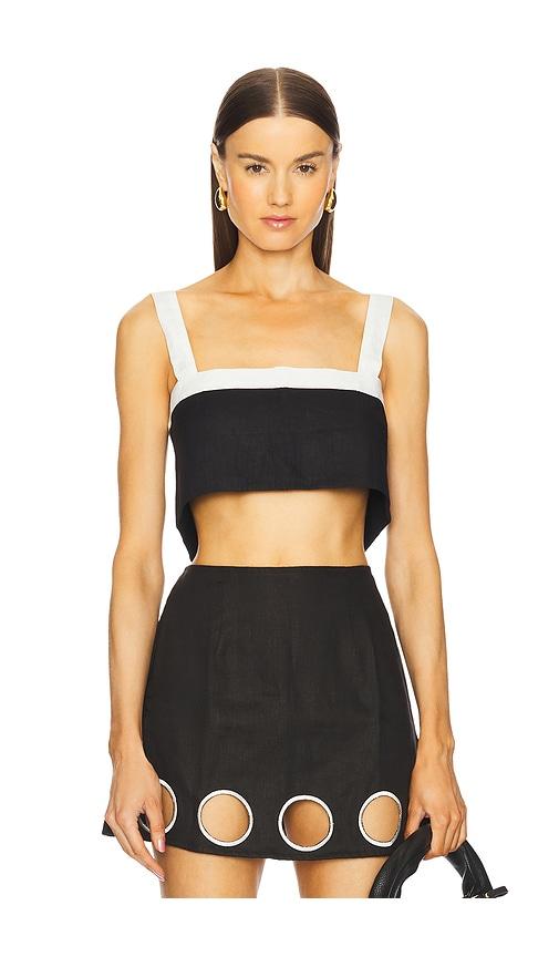 cin cin x revolve twiggy top in black,white. - size xl (also in xs)