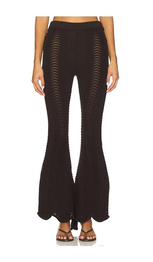cin cin x revolve ursula knit pant in brown. - size m (also in s, xs)