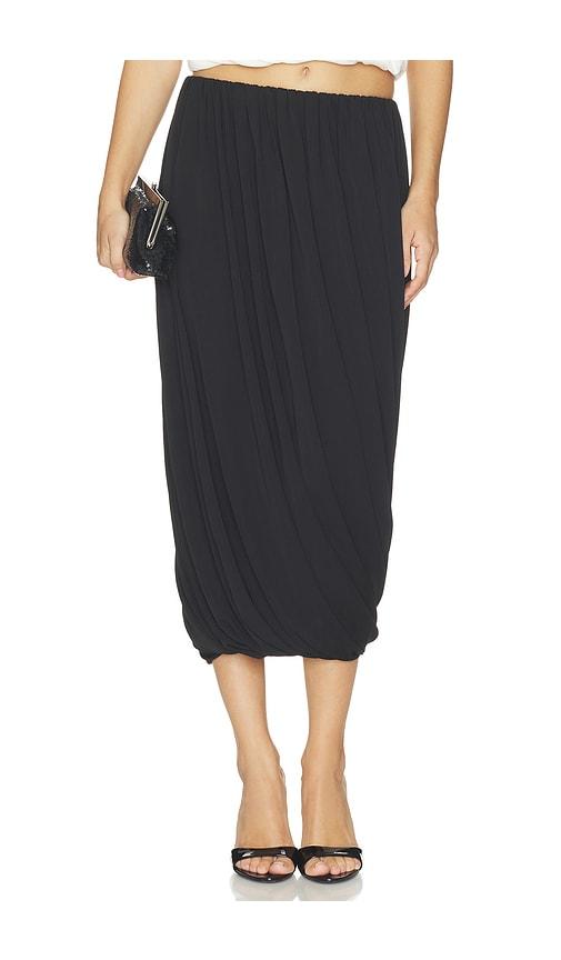 cinq a sept calden skirt in black. - size m (also in xxs, xs, s, xl)