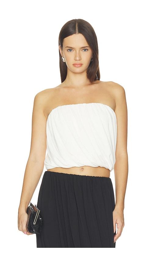 cinq a sept calden top in white. - size l (also in xxs, xs, s, m)