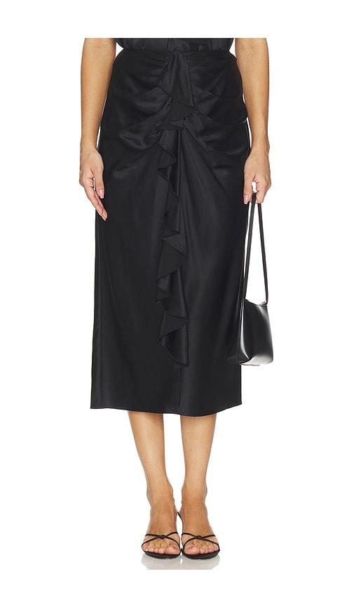 cinq a sept cynthia skirt in black. - size 0 (also in 00, 2, 4, 6, 8, 12)