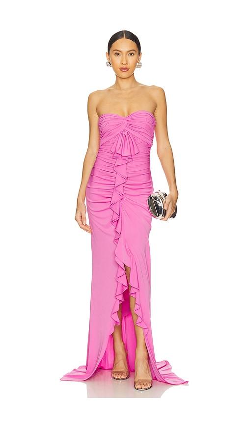 cinq a sept jennette gown in pink. - size 4 (also in 8)