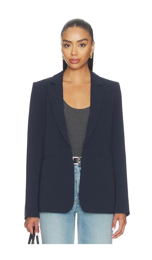 cinq a sept karlie blazer in navy. - size 0 (also in 2, 4, 6, 10)