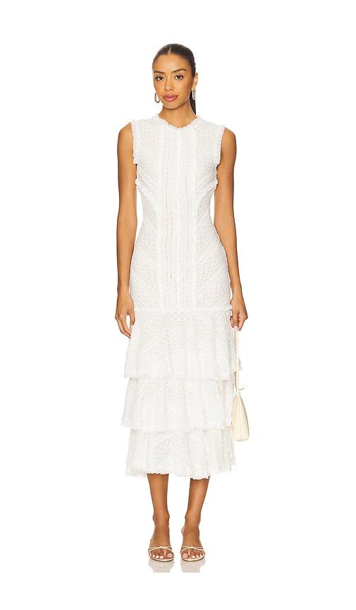 cinq a sept maceio dress in white. - size 10 (also in 2, 6)