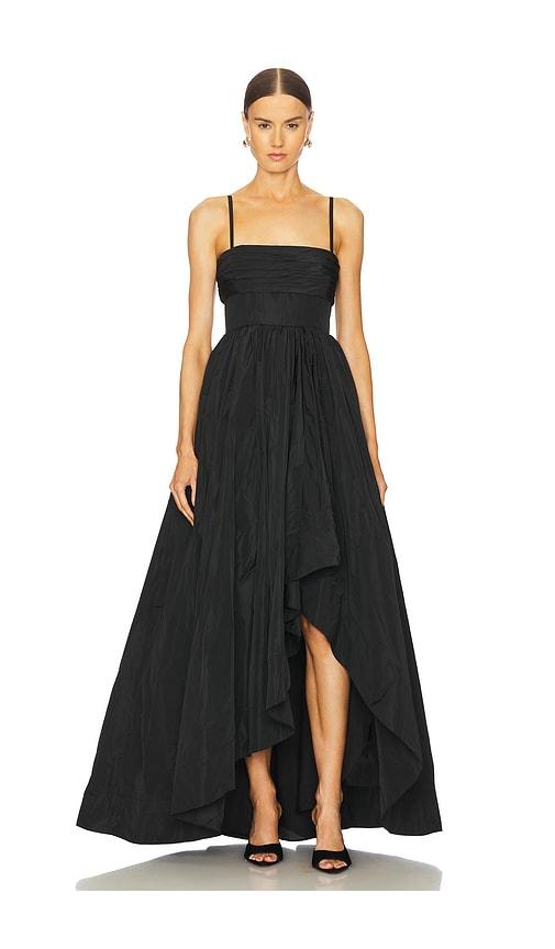 cinq a sept violetta gown in black. - size 00 (also in 2, 4, 8)