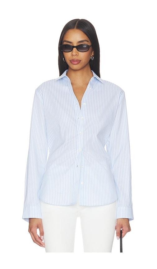 cissa the classic shirt in baby blue. - size s (also in xs)