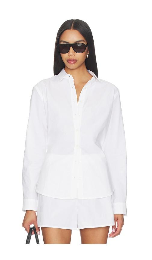 cissa the classic shirt in white. - size l (also in m, xl)