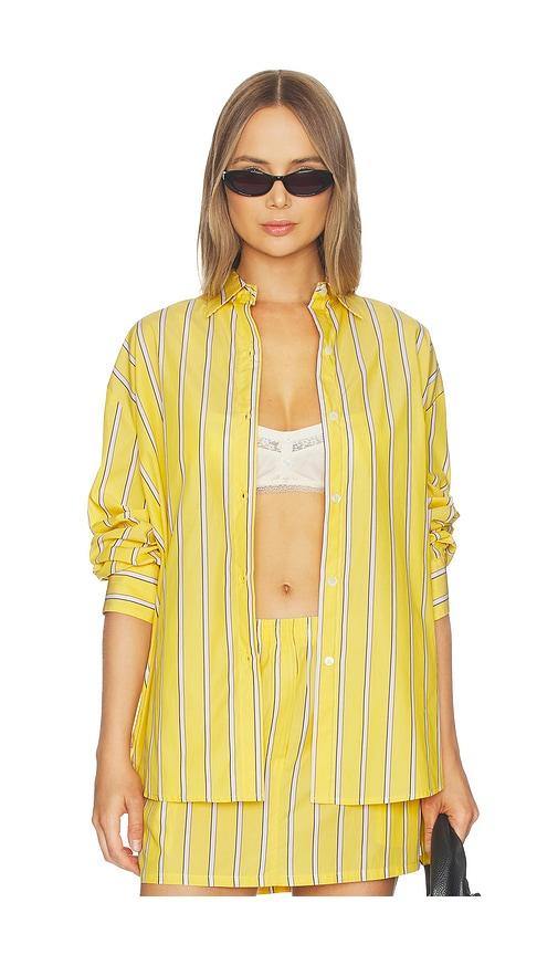 cissa the mr big shirt in yellow. - size m (also in s, xs)