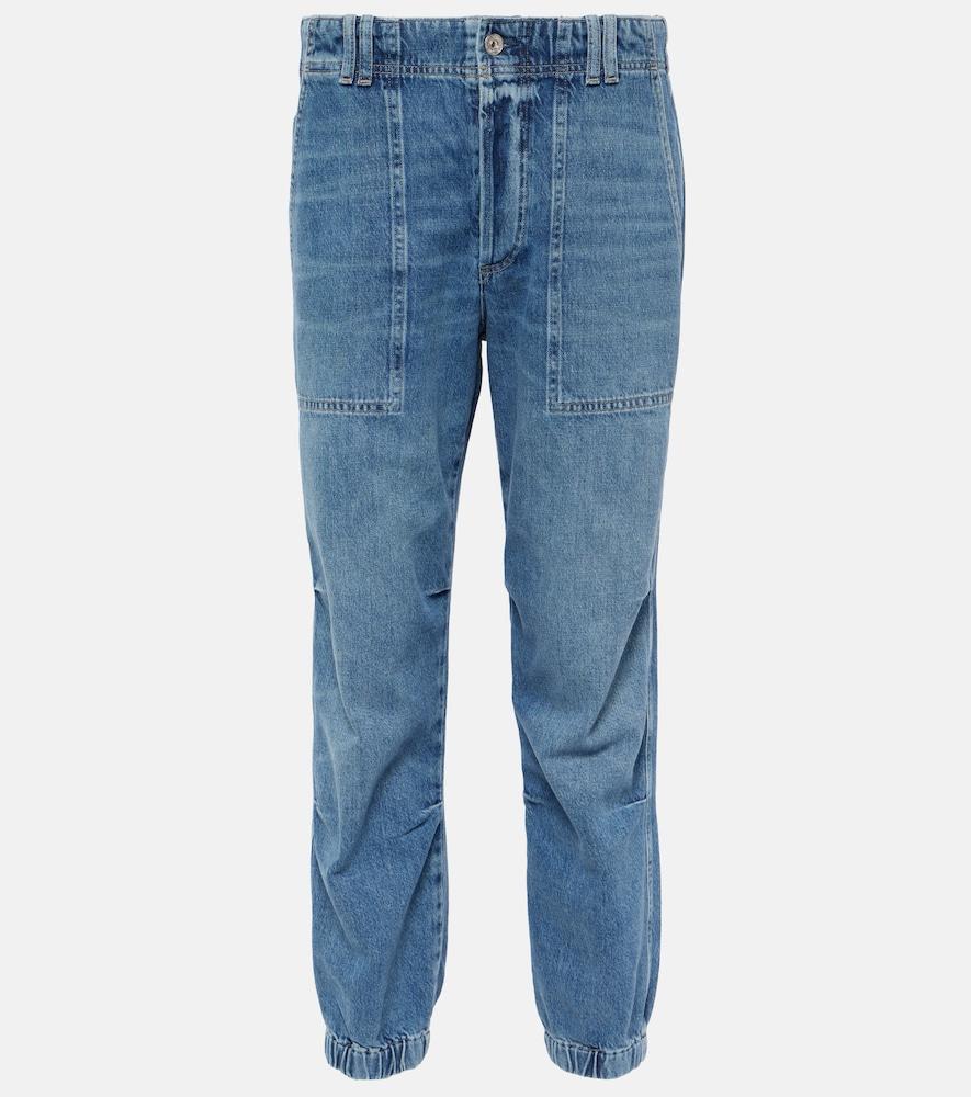 citizens of humanity agni mid-rise twill tapered pants