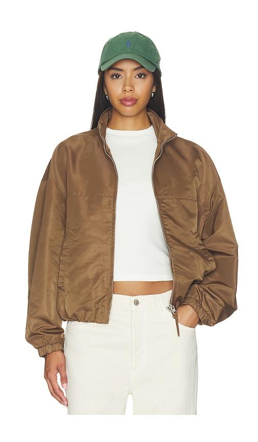 citizens of humanity barracuta bubble jacket in brown. - size l (also in xs, s, m, xl)