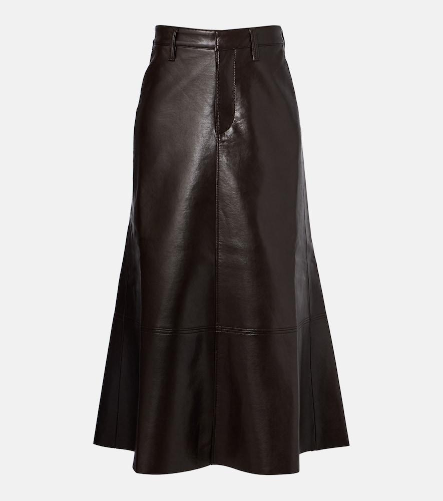 citizens of humanity cassia flared midi skirt