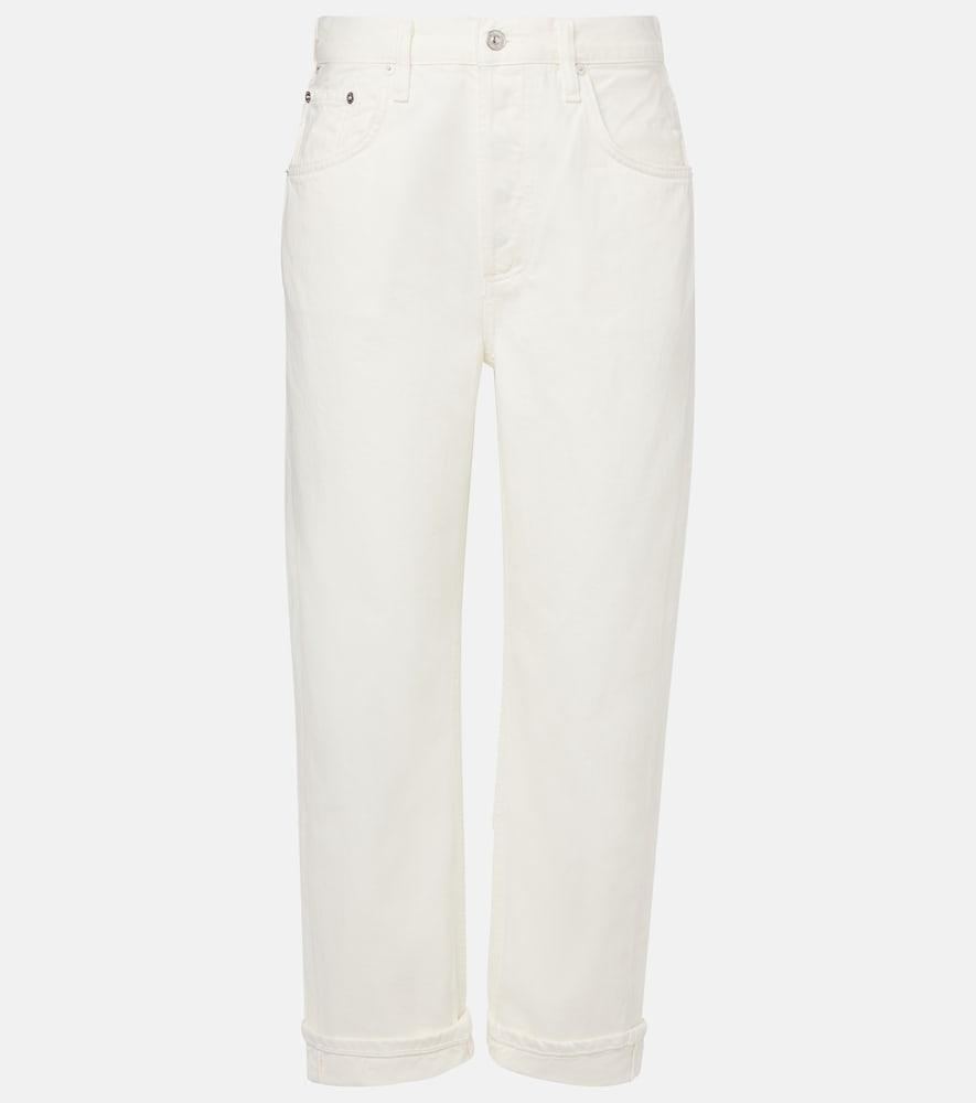citizens of humanity dahlia low-rise wide-leg jeans