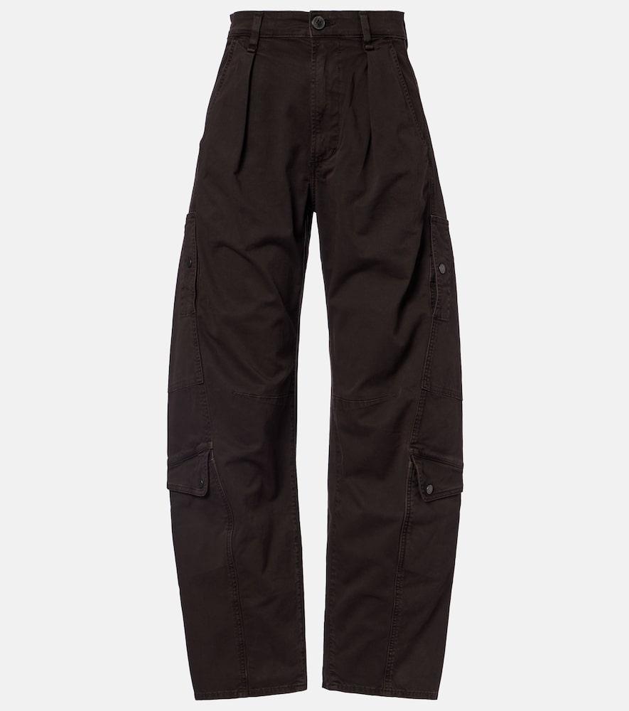citizens of humanity flight cotton-blend barrel-leg pants