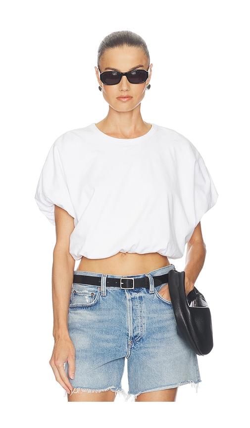 citizens of humanity gia bubble tee in white. - size l (also in m, xl)