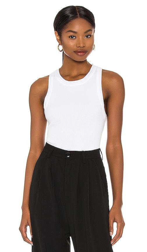 citizens of humanity isabel rib tank in white. - size l (also in m, s, xl)