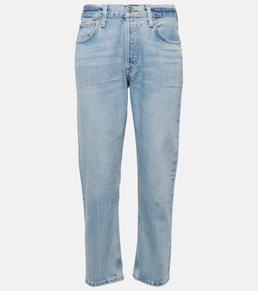 citizens of humanity isla low-rise straight jeans