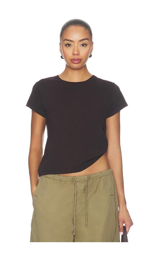citizens of humanity kai baby tee in chocolate. - size l (also in xs, s, m, xl)
