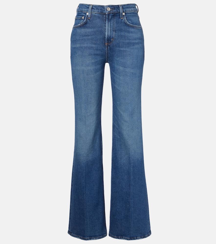 citizens of humanity kimberly 70s mid-rise flared jeans