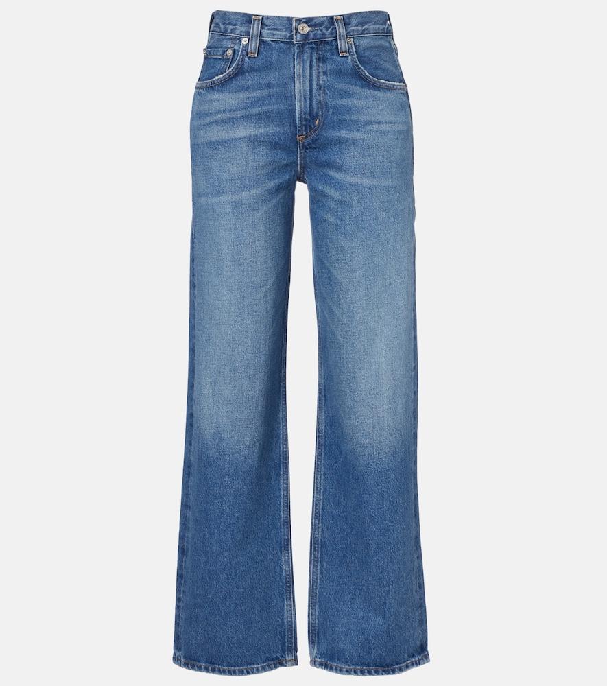 citizens of humanity lindz low-rise wide-leg jeans