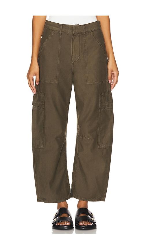 citizens of humanity marcelle cargo pant in olive. - size 23 (also in 24)