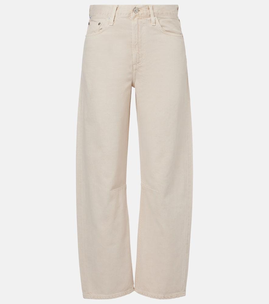 citizens of humanity miro high-rise barrel-leg jeans