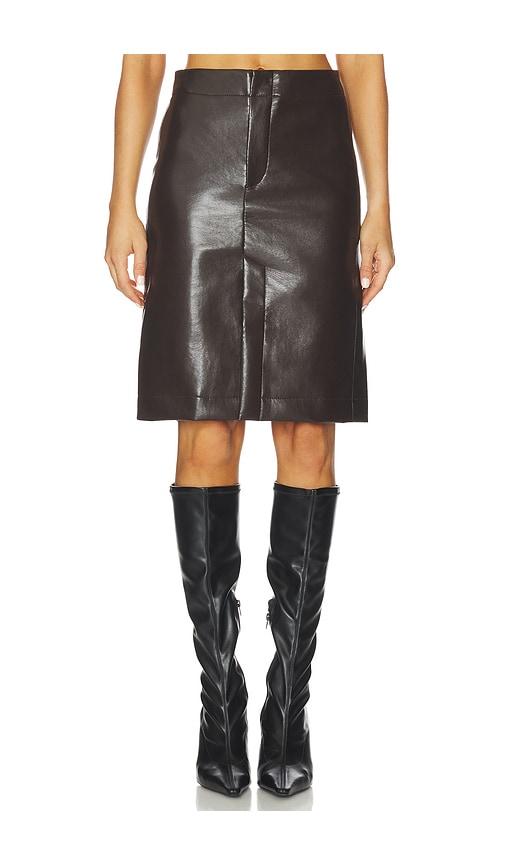citizens of humanity nara pencil skirt in chocolate. - size 25 (also in 27, 28, 29, 30, 32, 33, 34)