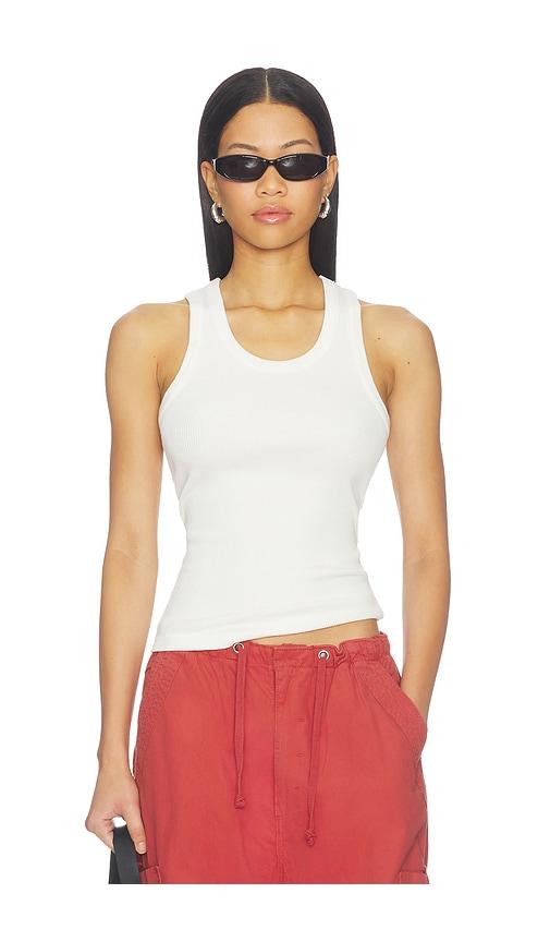 citizens of humanity nova tank top in ivory. - size l (also in m, s, xl, xs)