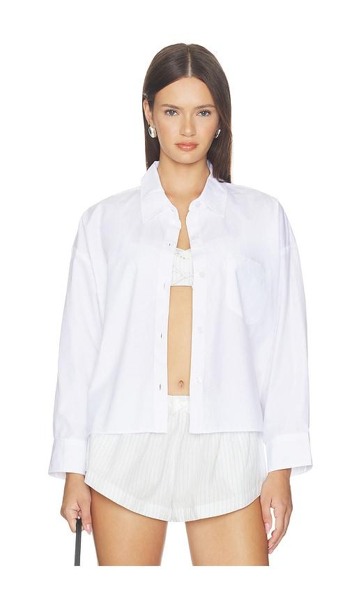 citizens of humanity petit ami shirt in white. - size l (also in xs, s, m, xl)
