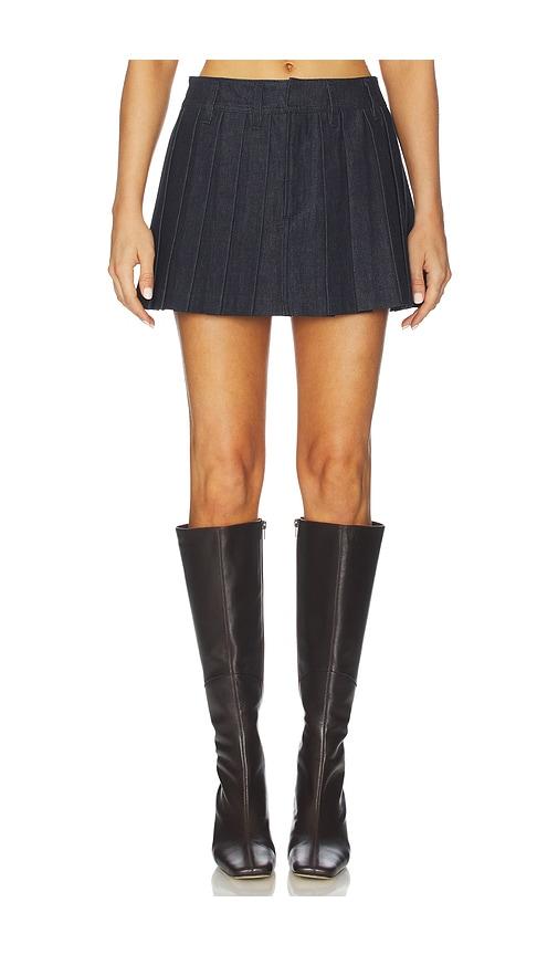 citizens of humanity pleated mini skirt in navy. - size 28 (also in 29, 32, 33)