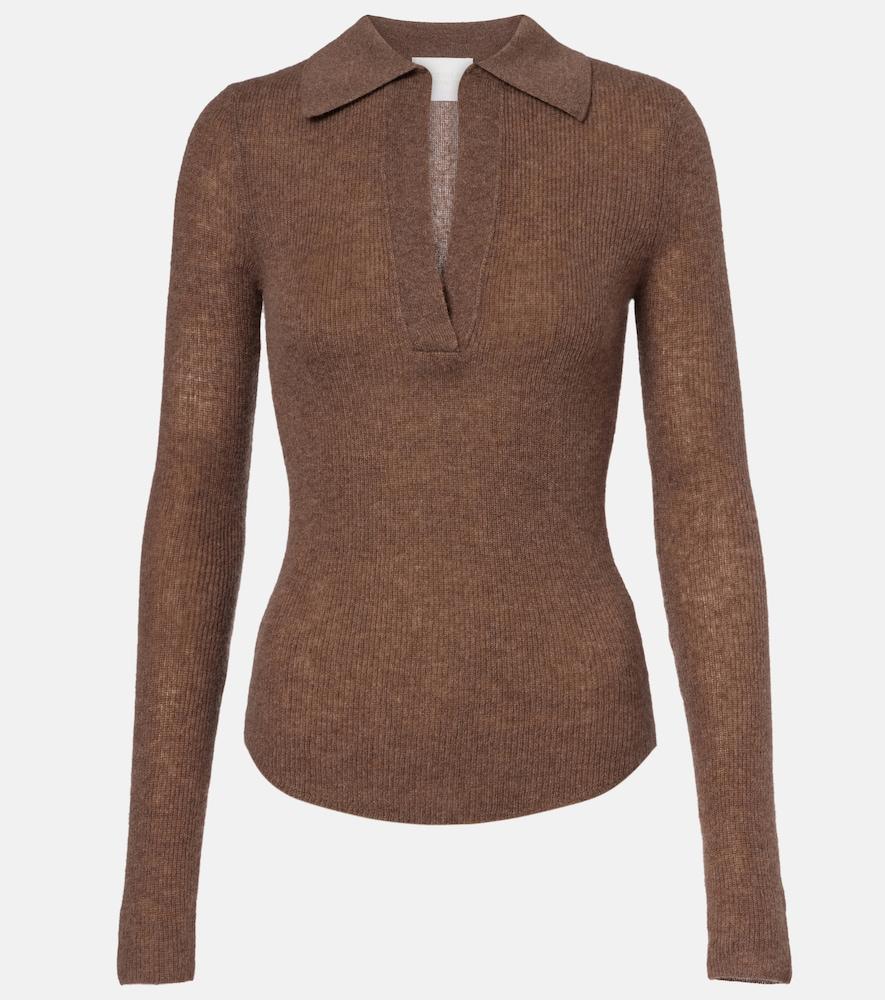 citizens of humanity simone wool and cashmere polo sweater