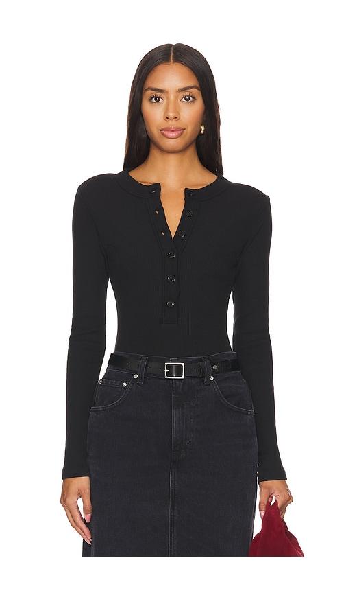 citizens of humanity varra henley in black. - size m (also in s, xl, xs)