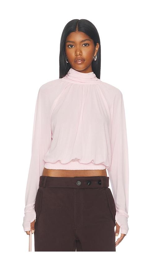 clea arion top in pink. - size l (also in s, m)