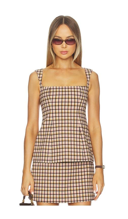 clea edrika top in beige. - size l (also in m, s)