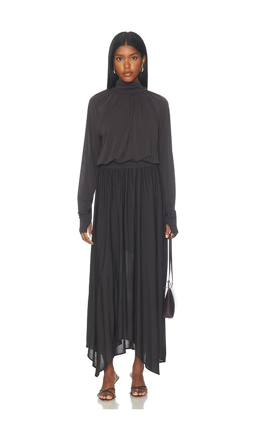 clea katia midi dress in black. - size l (also in m, s, xs)