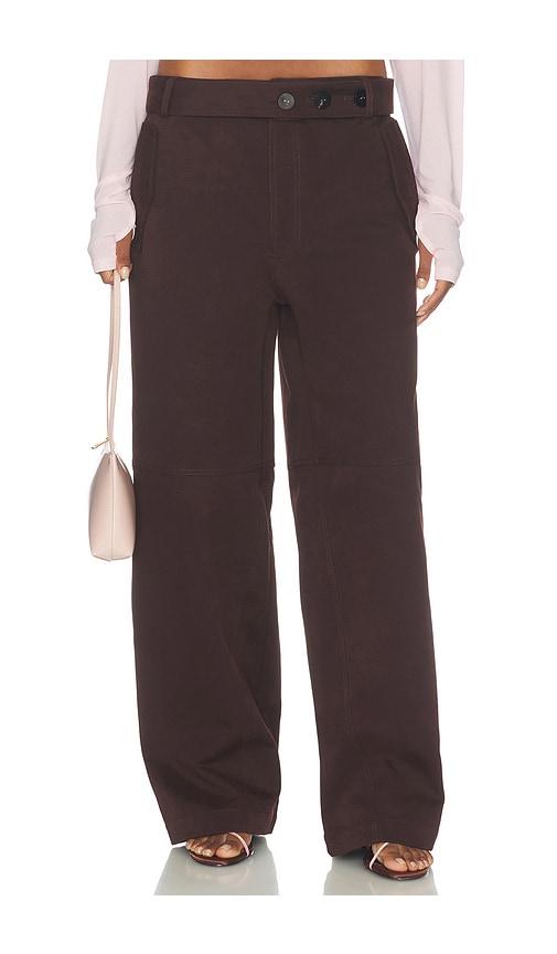 clea pablo trouser in brown. - size l (also in m, s, xs)