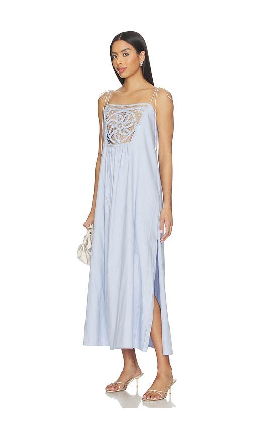 cleobella andromeda cover up dress in baby blue. - size m/l (also in xs/s)