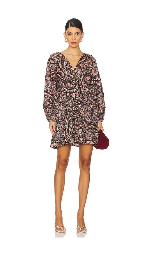 cleobella francesca mini dress in brown. - size m (also in s, xs)