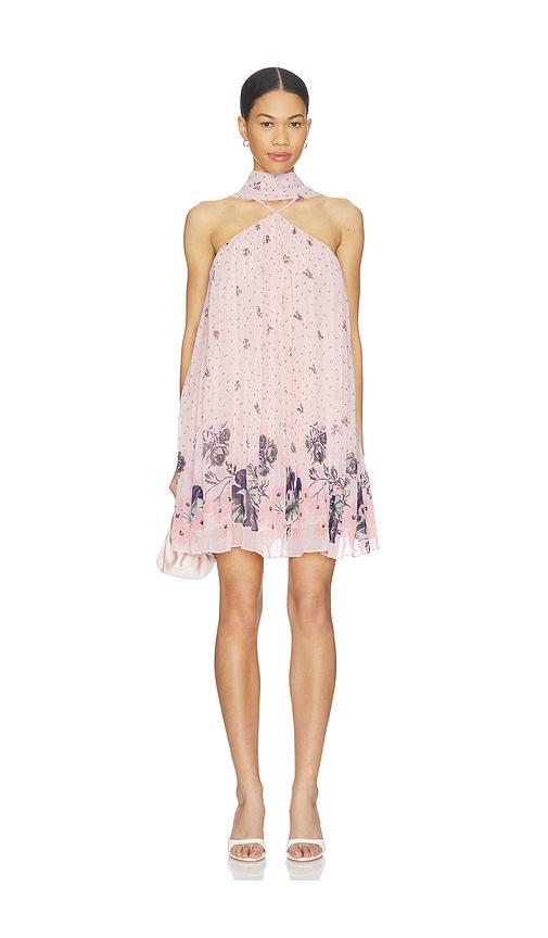 cleobella jillian mini dress in pink. - size l (also in s, xs, m, xl)